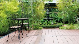 Muebles de exteriores hechos de hierro forjado